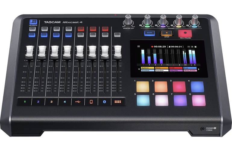 Tascam Mixcast 4 Podcast Recording Console Tascam Mixcast 4 Podcast Recording Console