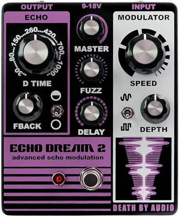 Death By Audio Echo Dream II Delay and Modulation Pedal
