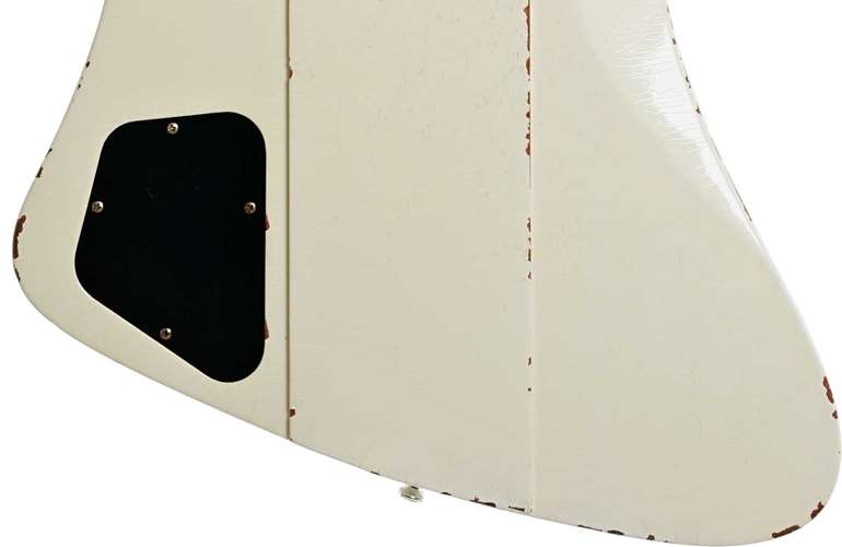 Gibson Custom Shop Murphy Aged Johnny Winter 1964 Firebird V Polaris White #JWFB037 Gibson Custom Shop Murphy Aged Johnny Winter 1964 Firebird V Polaris White #JWFB037