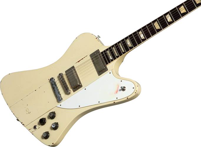 Gibson Custom Shop Murphy Aged Johnny Winter 1964 Firebird V Polaris White Gibson Custom Shop Murphy Aged Johnny Winter 1964 Firebird V Polaris White