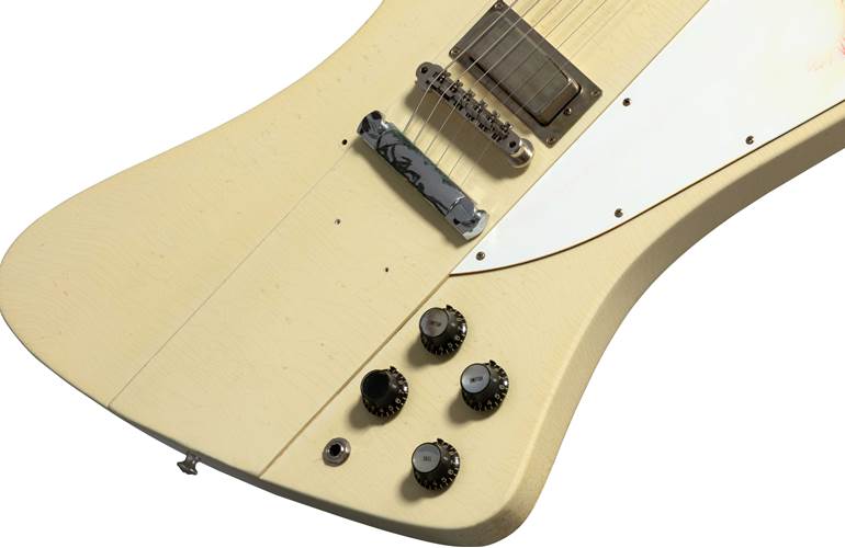 Gibson Custom Shop Murphy Aged Johnny Winter 1964 Firebird V Polaris White Gibson Custom Shop Murphy Aged Johnny Winter 1964 Firebird V Polaris White