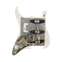 Fender Pre-Wired Stratocaster Pickguard Custom Shop Fat 50's SSS Parchment 11 Hole Front View