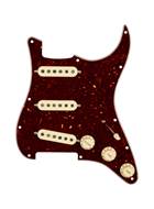 Fender Pre-Wired Stratocaster Pickguard Custom Shop Custom '69 SSS Tortoise Shell 11 Hole