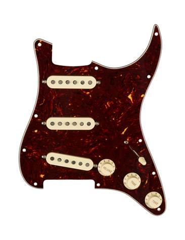 Fender Pre-Wired Stratocaster Pickguard Custom Shop Texas Special SSS Tortoise Shell 11 Hole