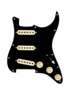 Fender Pre-Wired Stratocaster Pickguard Custom Shop Texas Special SSS Black 11 Hole