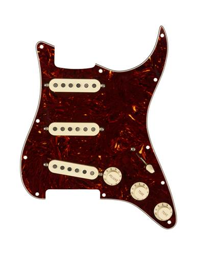 Fender Pre-Wired Stratocaster Pickguard Tex-Mex SSS Tortoise Shell 11 Hole