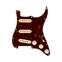 Fender Pre-Wired Stratocaster Pickguard Tex-Mex SSS Tortoise Shell 11 Hole Front View