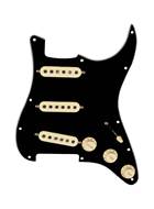 Fender Pre-Wired Stratocaster Pickguard Tex-Mex SSS Black 11 Hole