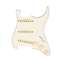 Fender Pre-Wired Stratocaster Pickguard Tex-Mex SSS Parchment 11 Hole Front View
