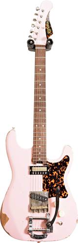 Kithara Harland Relic Shell Pink With Bigsby Rosewood Fingerboard