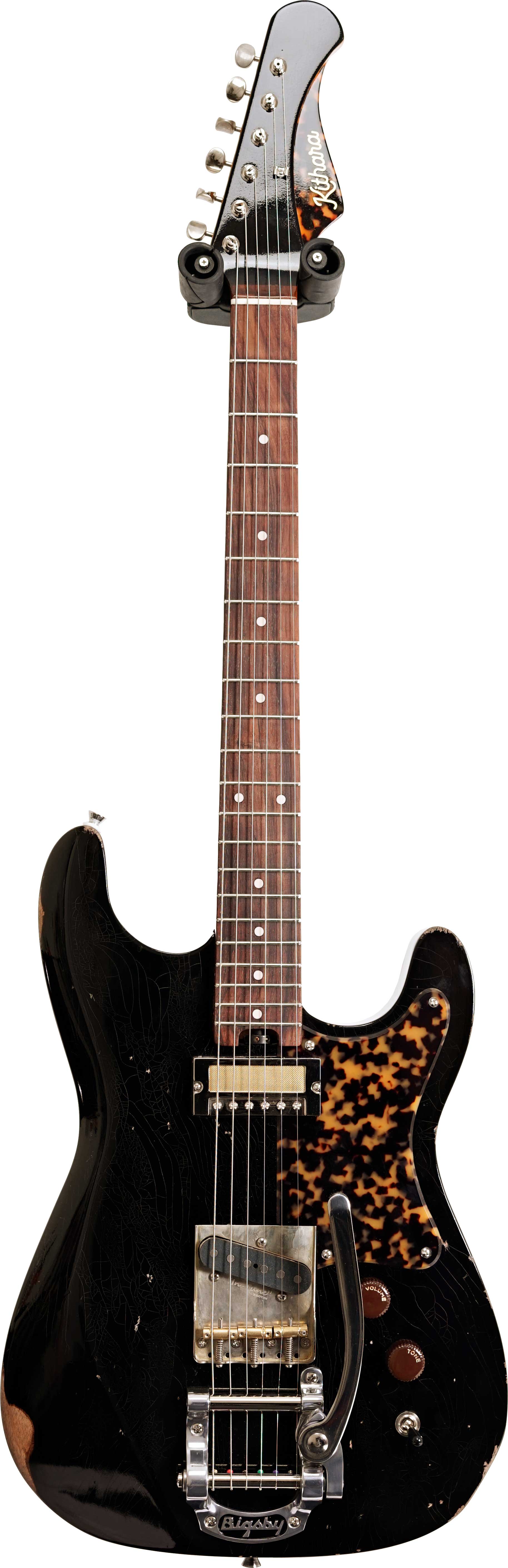 Kithara Harland Relic Black with Bigsby Rosewood Fingerboard