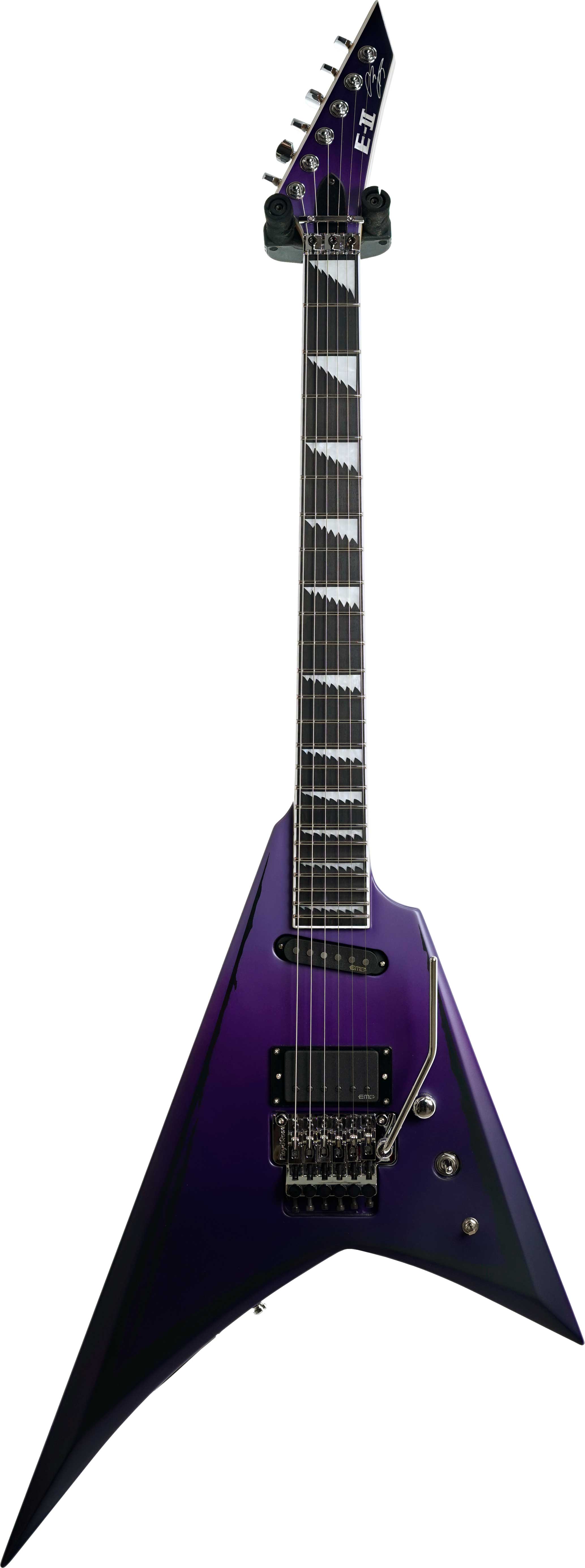 ESP E-II Signature Alexi Laiho Ripped Purple Fade Satin (Ex-Demo) #ES6825223