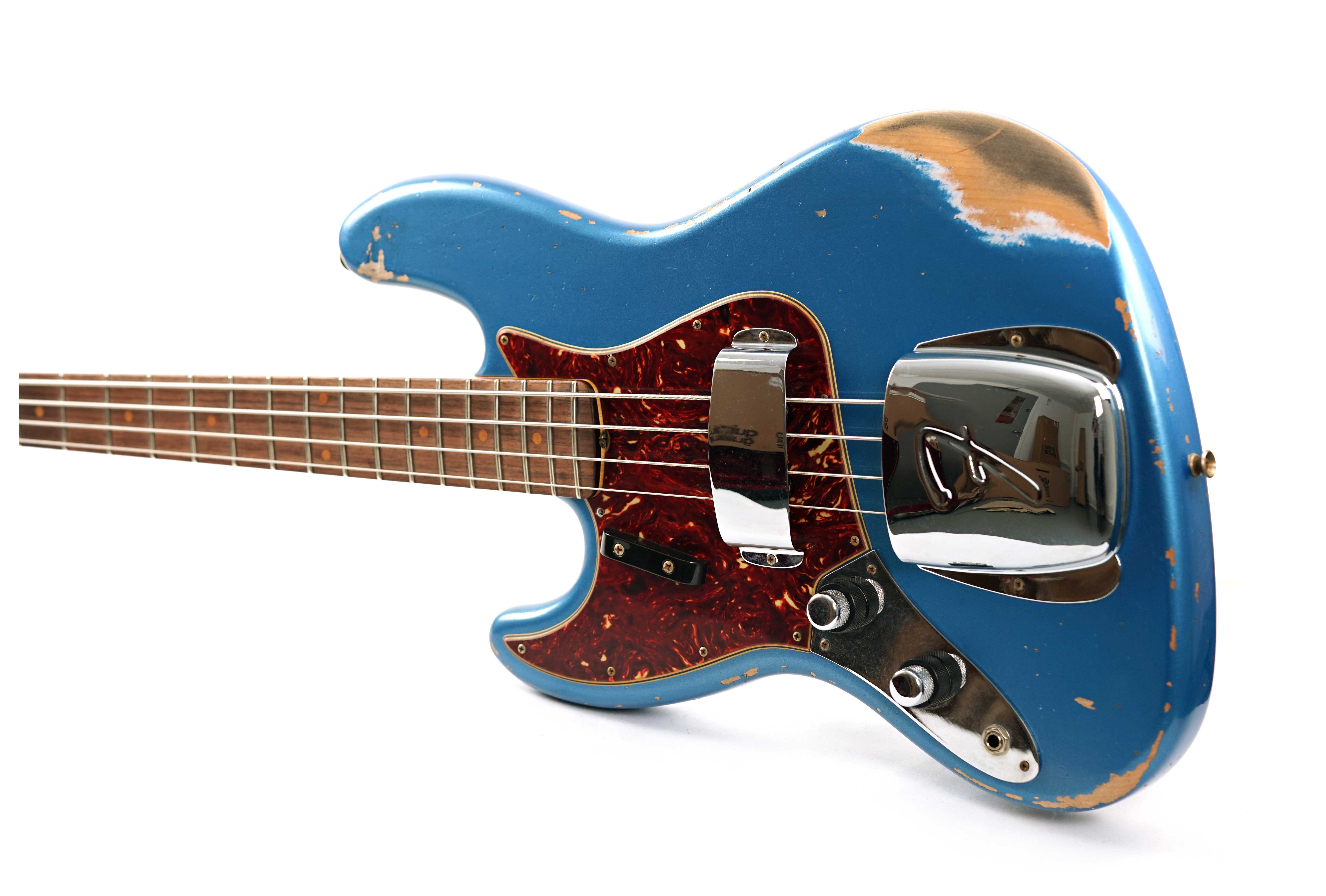 Fender Custom Shop 1961 Jazz Bass Heavy Relic Aged Lake Placid 