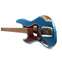 Fender Custom Shop 1961 Jazz Bass Heavy Relic Aged Lake Placid Blue Left Handed #R121683 Front View