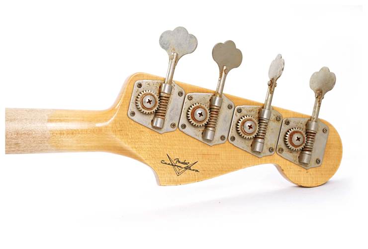 Fender Custom Shop 1961 Jazz Bass Heavy Relic Aged Lake Placid Blue Left Handed #R121683 Fender Custom Shop 1961 Jazz Bass Heavy Relic Aged Lake Placid Blue Left Handed #R121683