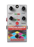 Alexander Syntax Error