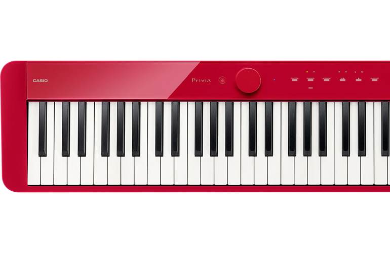 Casio Privia PX-S1100 88-Key Digital Piano with Built-In Speakers (Red)