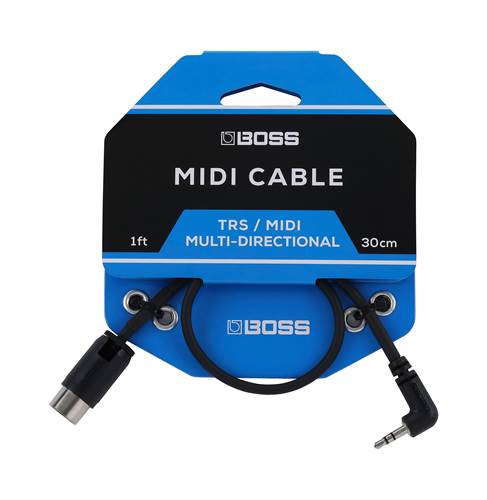 BOSS 1ft/30cm 3.5mm TRS - 5-Pin MIDI Cable