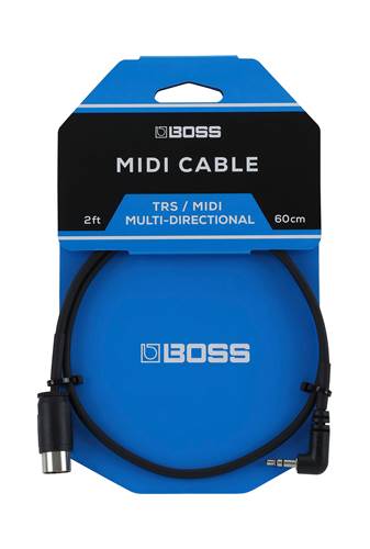 BOSS 2ft/60cm 3.5mm TRS - 5-Pin MIDI Cable 