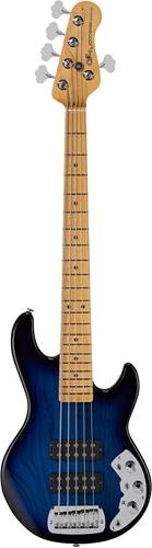G&L USA CLF Research Series 750 L-2500 5 String Bass Blueburst Maple Fingerboard