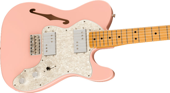 shell pink thinline telecaster