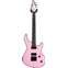 Mayones Regius 4Ever 6 Monolith Shell Pink Gloss Top Satin Finish Black Binding Black Hardware Black Uncovered TKO Pickups #RP2209199 Front View