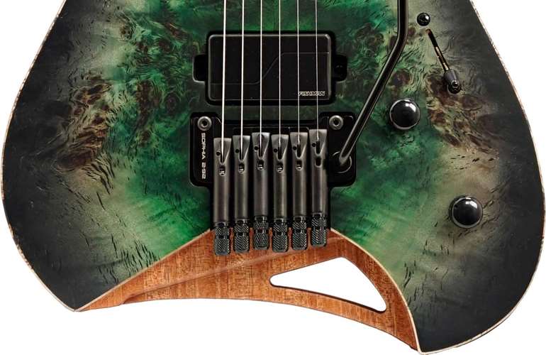 Mayones Hydra Elite Pro 6 Galaxy Eye Green Satine #HF2112514 Mayones Hydra Elite Pro 6 Galaxy Eye Green Satine #HF2112514