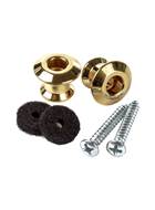 Dunlop Strap Buttons Straplok Dual Design Gold