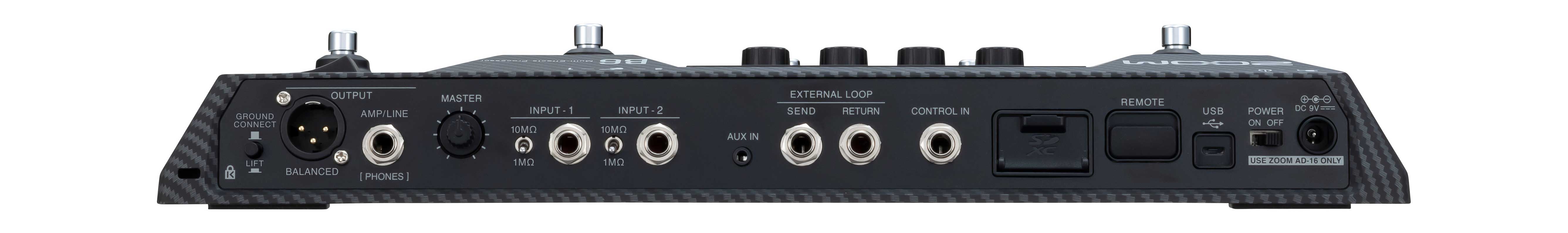 Zoom B6 Bass Guitar Amp Modeller and Multi Effects Processor Pedal