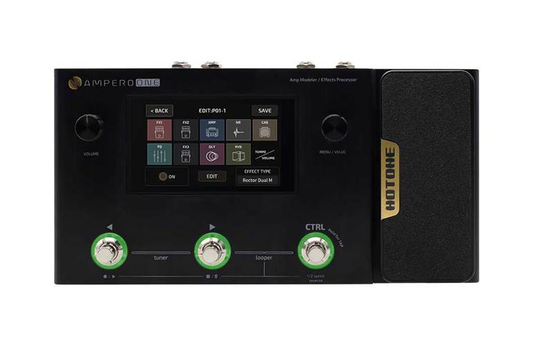 Hotone Ampero One Guitar Amp Modeller and Multi Effects Processor Pedal Hotone Ampero One Guitar Amp Modeller and Multi Effects Processor Pedal