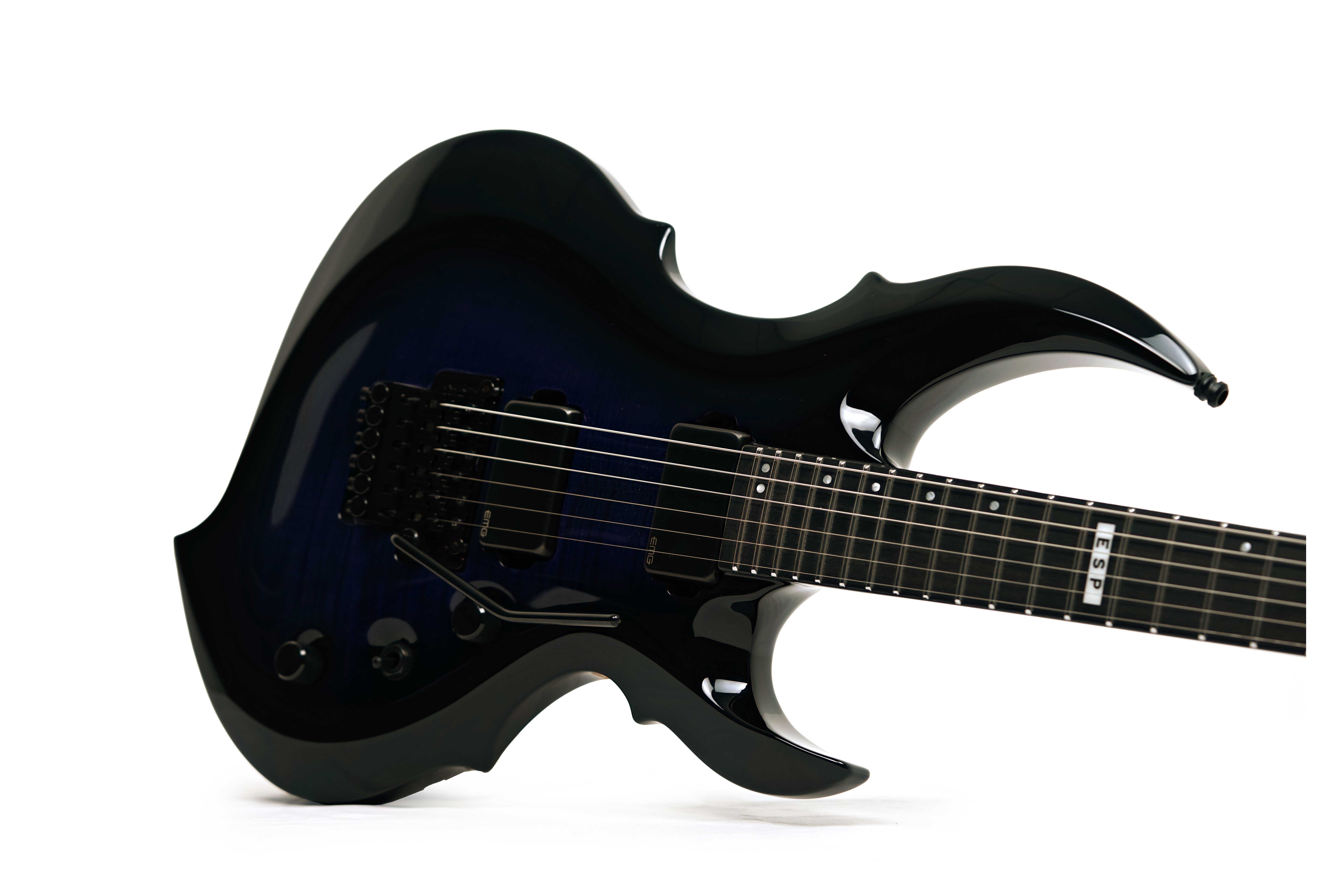 ESP E-II E-II FRX Flame Maple Reindeer Blue (Nearly New) #ES5825243