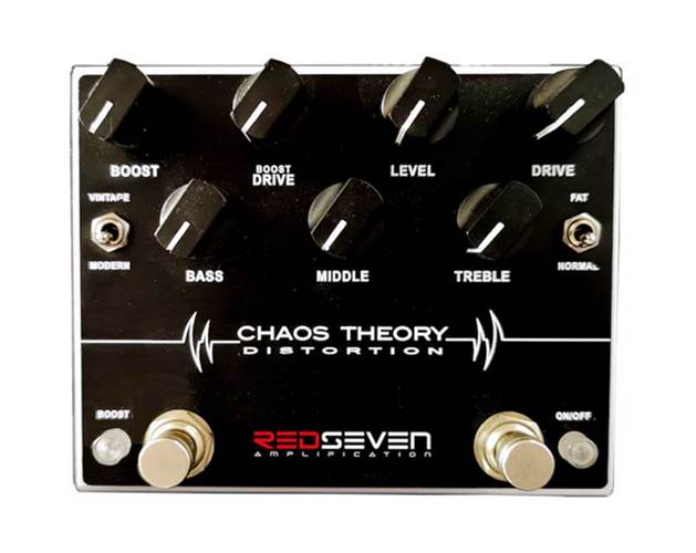 Red Seven Amplification Chaos Theory Distortion Pedal