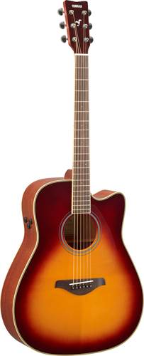 Yamaha FGC-TA Transacoustic FG Cutaway Brown Sunburst Yamaha FGC-TA Transacoustic FG Cutaway Brown Sunburst