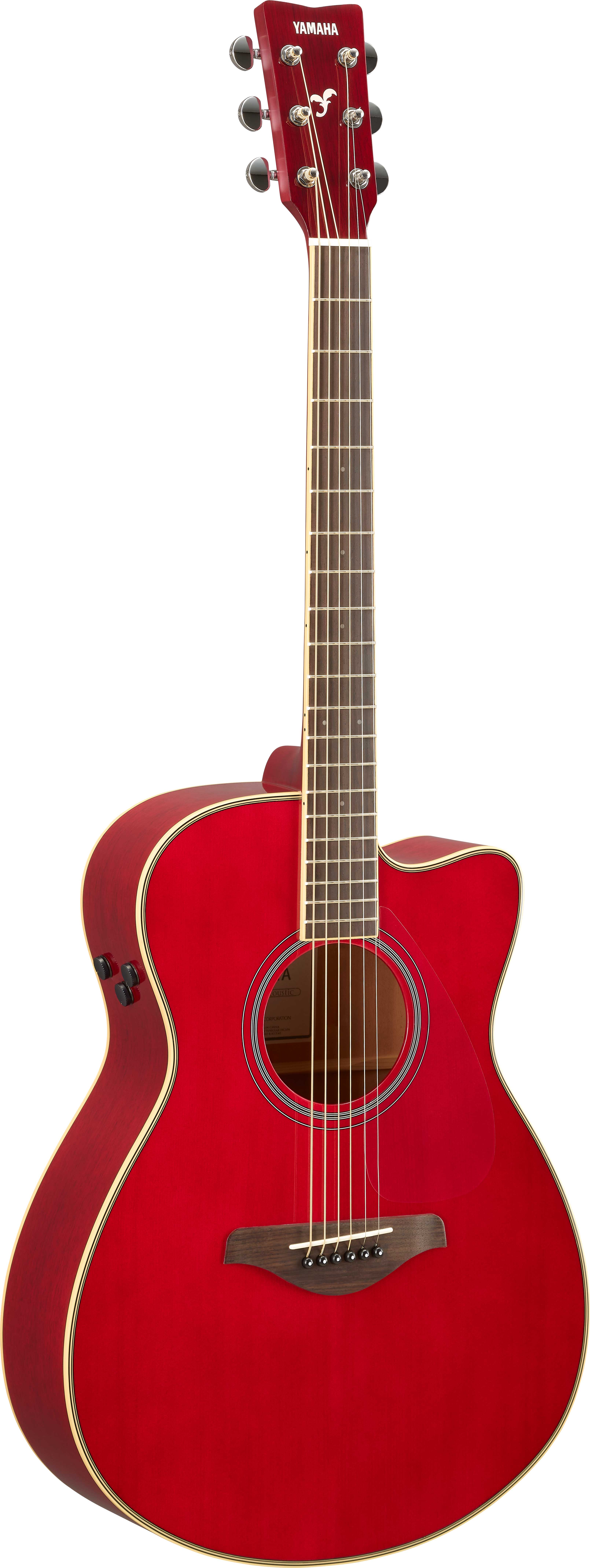 Yamaha FSCTARR Transacoustic FS Cutaway Ruby Red