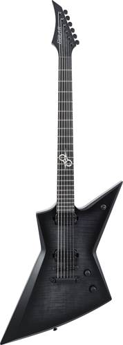 Solar Guitars E2.6FBB-27 Baritone Trans Black Burst Matte