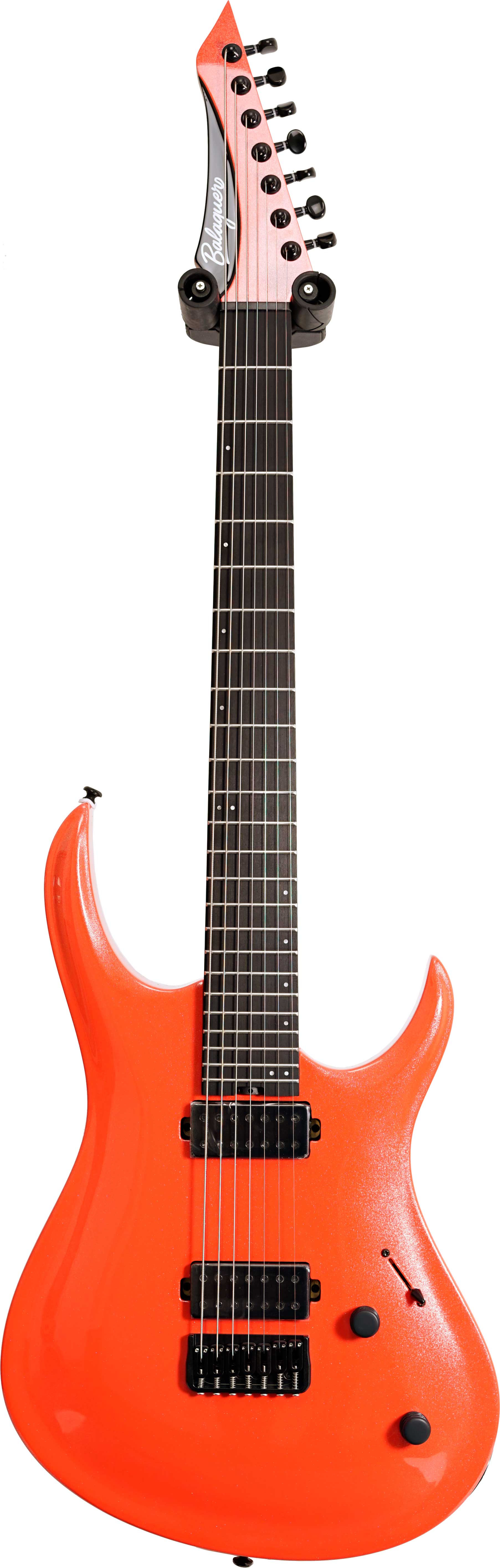 Balaguer Diablo Baritone 7 Gloss Metallic Turbo Orange | Guitarguitar