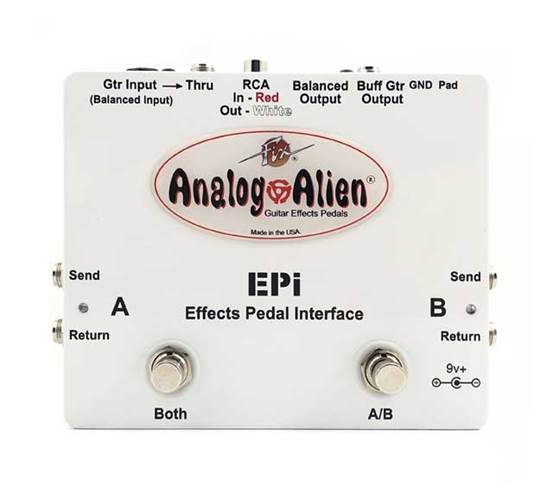 Analog Alien Effects Pedal Interface Routing Pedal