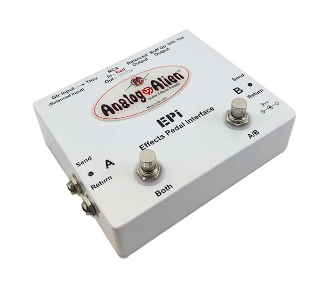 Analog Alien Effects Pedal Interface Routing Pedal