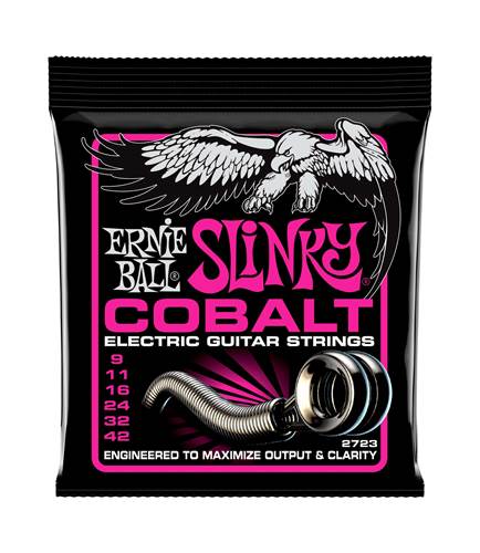 Ernie Ball Super Slinky Cobalt Electric Guitar Strings 9-42