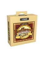 Ernie Ball Earthwood Light 80/20 Bronze Acoustic Guitar Strings 3-Pack - 11-52 Gauge