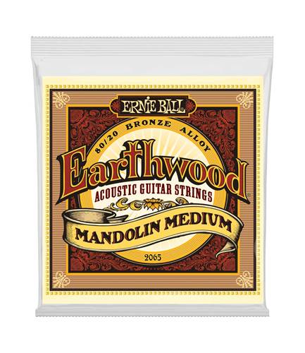 Ernie Ball Earthwood Mandolin Medium Loop End 80/20 Bronze Acoustic Guitar Strings - 10-36 Gauge