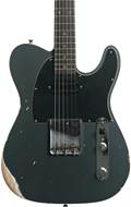 Fender Custom Shop Limited Edition HS Telecaster Custom Relic Aged Charcoal Frost Metallic #CZ585453