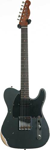 Fender Custom Shop Limited Edition HS Telecaster Custom Relic Aged Charcoal Frost Metallic #CZ585453 Fender Custom Shop Limited Edition HS Telecaster Custom Relic Aged Charcoal Frost Metallic #CZ585453