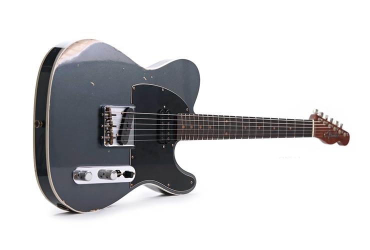 Fender Custom Shop Limited Edition HS Telecaster Custom Relic Aged Charcoal Frost Metallic #CZ585453 Fender Custom Shop Limited Edition HS Telecaster Custom Relic Aged Charcoal Frost Metallic #CZ585453