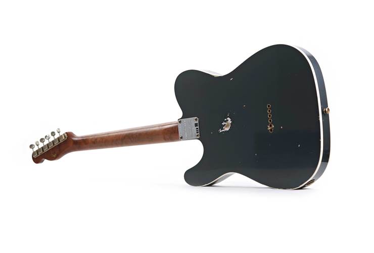 Fender Custom Shop Limited Edition HS Telecaster Custom Relic Aged Charcoal Frost Metallic #CZ585453 Fender Custom Shop Limited Edition HS Telecaster Custom Relic Aged Charcoal Frost Metallic #CZ585453