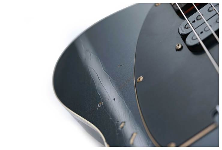 Fender Custom Shop Limited Edition HS Telecaster Custom Relic Aged Charcoal Frost Metallic #CZ585453 Fender Custom Shop Limited Edition HS Telecaster Custom Relic Aged Charcoal Frost Metallic #CZ585453