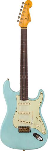Fender Custom Shop 64 Stratocaster Journeyman Relic Faded Aged Daphne Blue