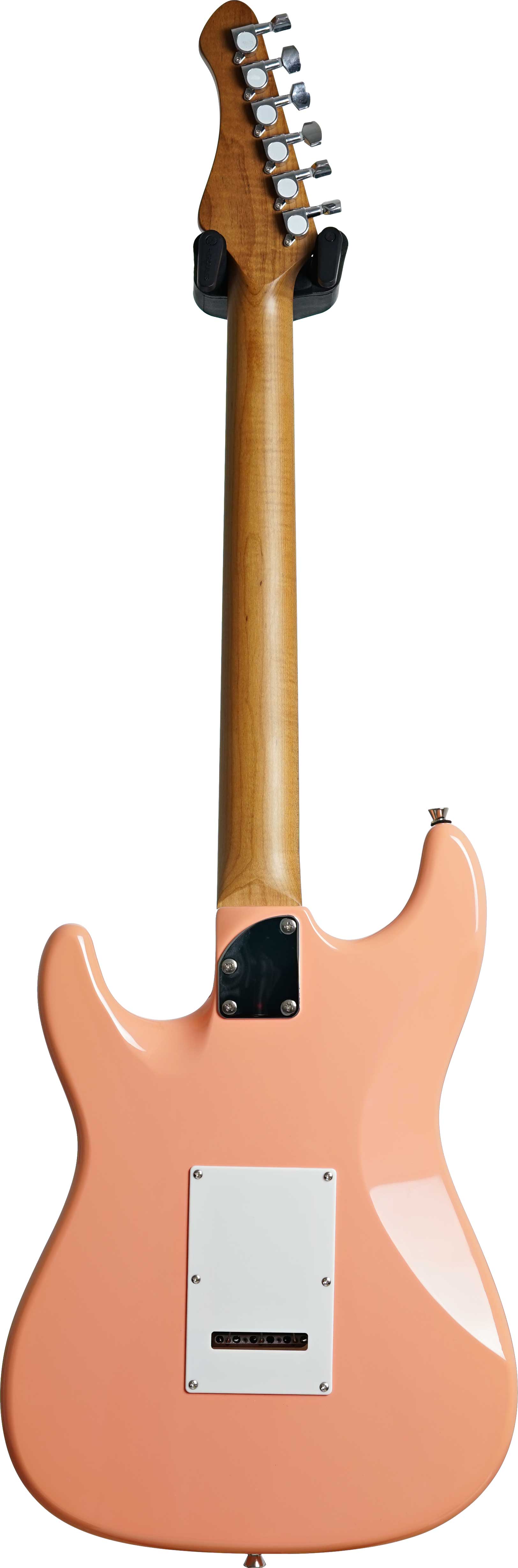 EastCoast ST2 Deluxe HSS Roasted Maple Neck Coral Pink