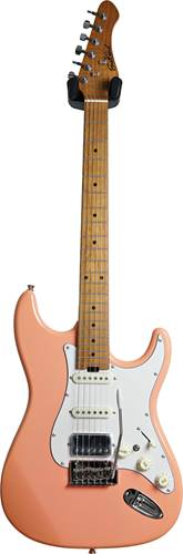 EastCoast ST2 Deluxe HSS Roasted Maple Neck Coral Pink