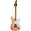 EastCoast ST2 Deluxe HSS Roasted Maple Neck Coral Pink Front View